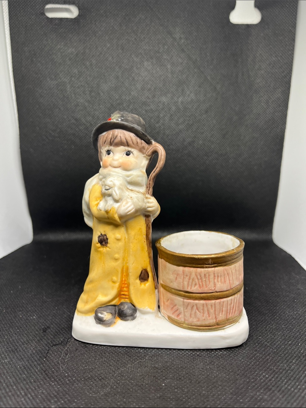 Vintage 1978 jasco Christmas Luvkins votive candle holder